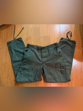 Men's Olive Green Cargo Pants